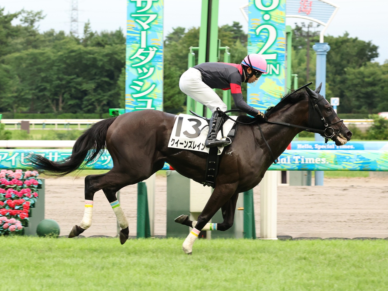 クイーンズレインが６戦目で待望の初勝利！